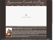 Tablet Screenshot of castillodelpinar.com